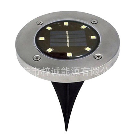 太阳能单晶和多晶地埋灯LED不锈钢埋地灯花园庭院 草坪防水地插灯图4