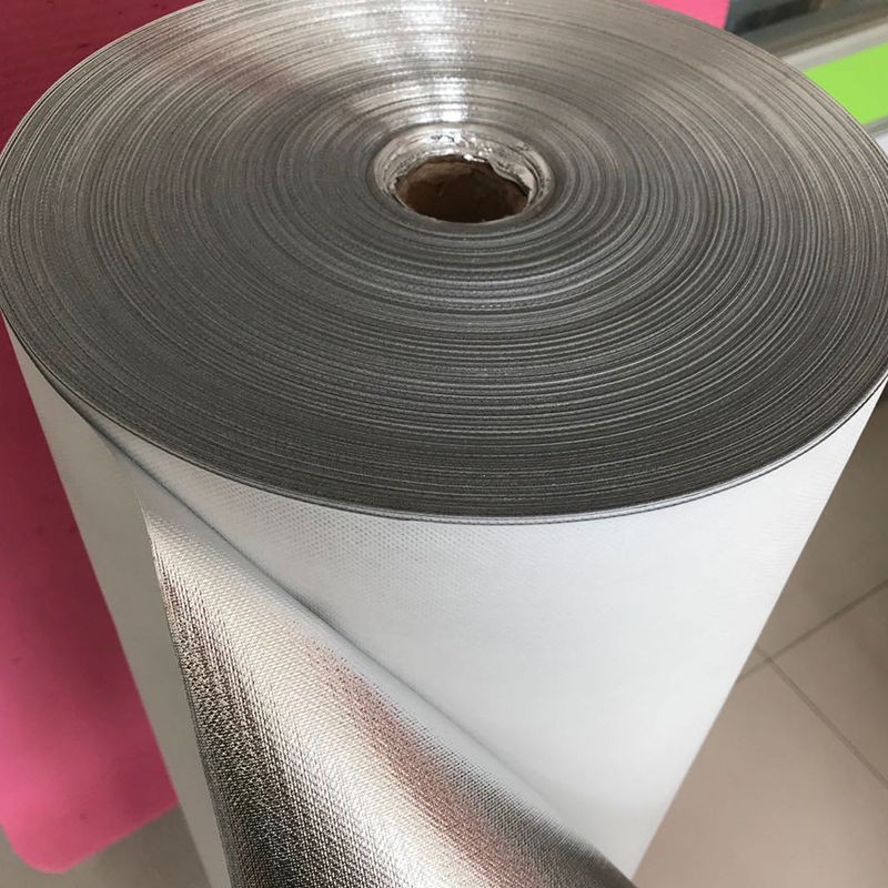 铝箔隔汽膜 建筑屋面隔汽层 钢结构防水透气膜 反射型防潮隔气膜图2
