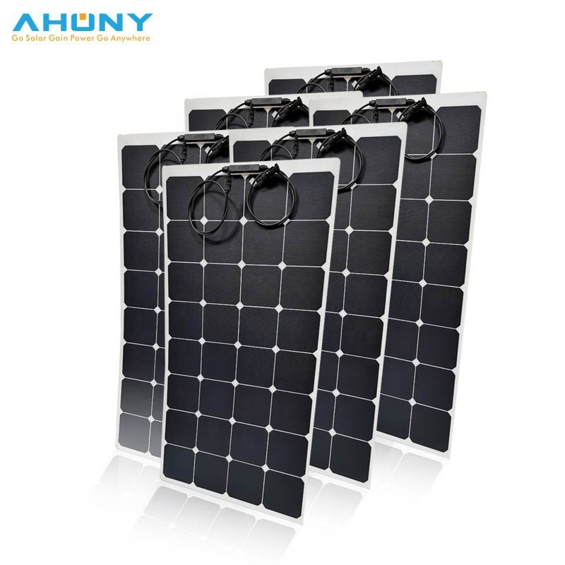 Sunpower100w透明太阳能板半柔性太阳能板用于游艇露营车图5