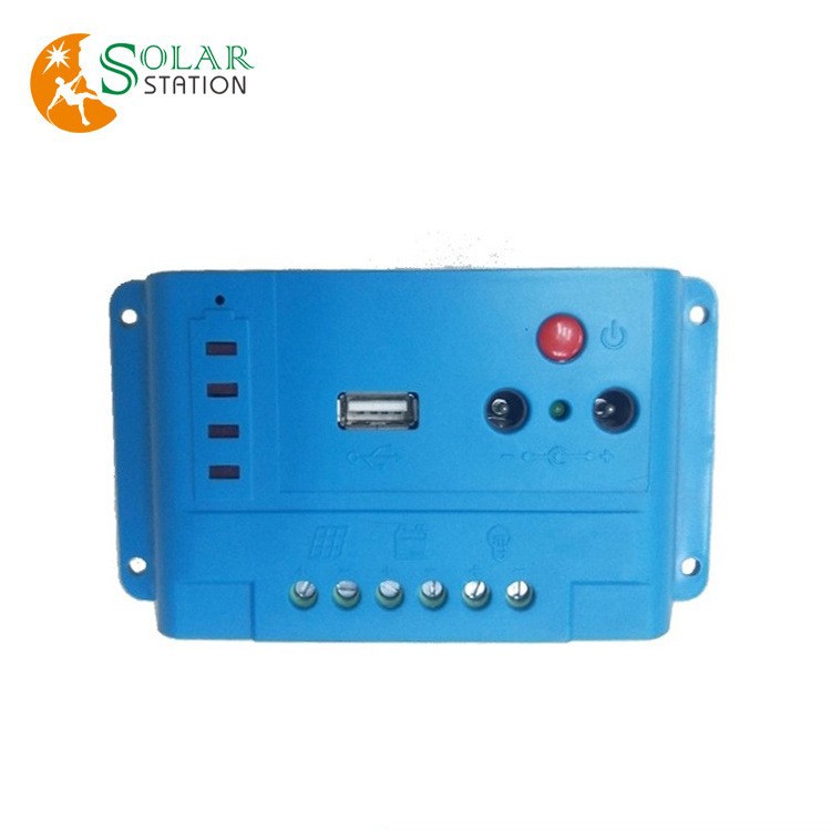 太阳能控制器光伏充放电控制器5A 10A 12V24V自动识别USB直流输出图1