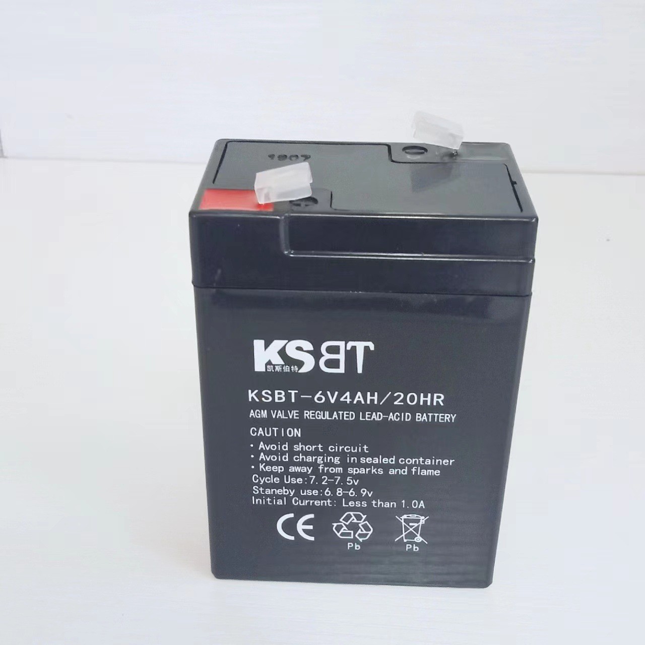 KSBT 6V4AH 铅酸蓄电池 太阳能蓄电池图2