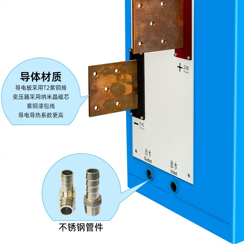 水冷式12V高频开关直流电源1000~30000A整流机电镀电泳图2