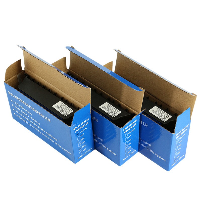 PWM太阳能控制器10A-60A智能照明充电控制器双USB12 V/24V自动识别图4