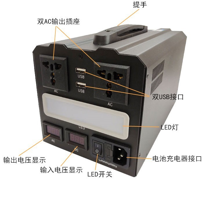 纯正弦波逆变器12V转220V300W500W800W主板一体机配套车载太阳能图3