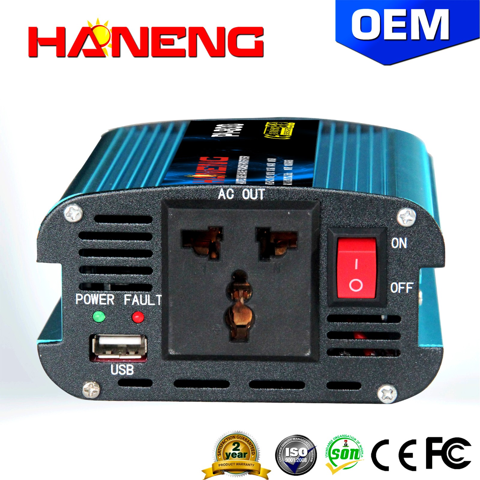 厂家批发家用车载修正弦波12V变220V足功率600W电源逆变器停电宝图3