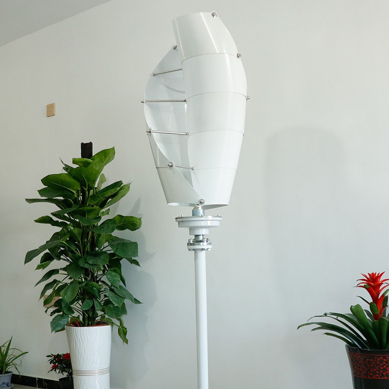 厂家垂直轴风力发电机400W景观风光互补路灯用船用监控风机12V24V图3