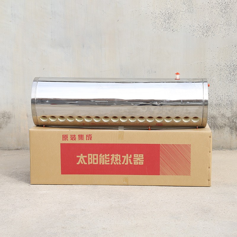 厂家批发太阳能热水器 农村平房顶家用不锈钢太阳能真空管热水器图2