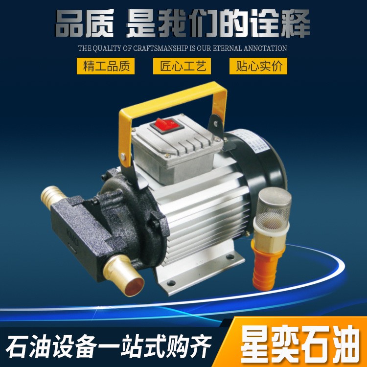 自吸齿轮润滑油泵 220V便携式自动总成泵 YTB-70电动自吸加油泵图2