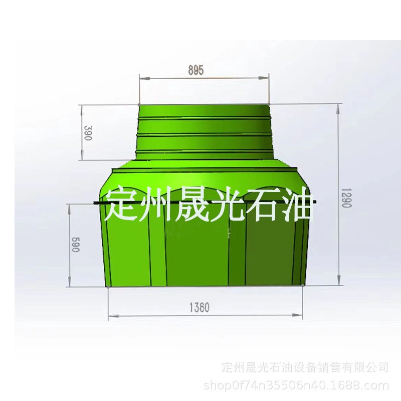 厂家可定制加油站改造专用操作人孔井PE材质 油罐 复合人孔操作井图4