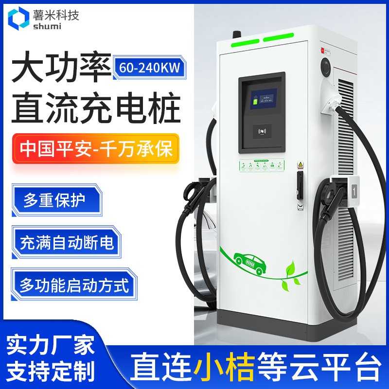 商用新能源电动汽车快充直流充电桩刷卡扫码充电站