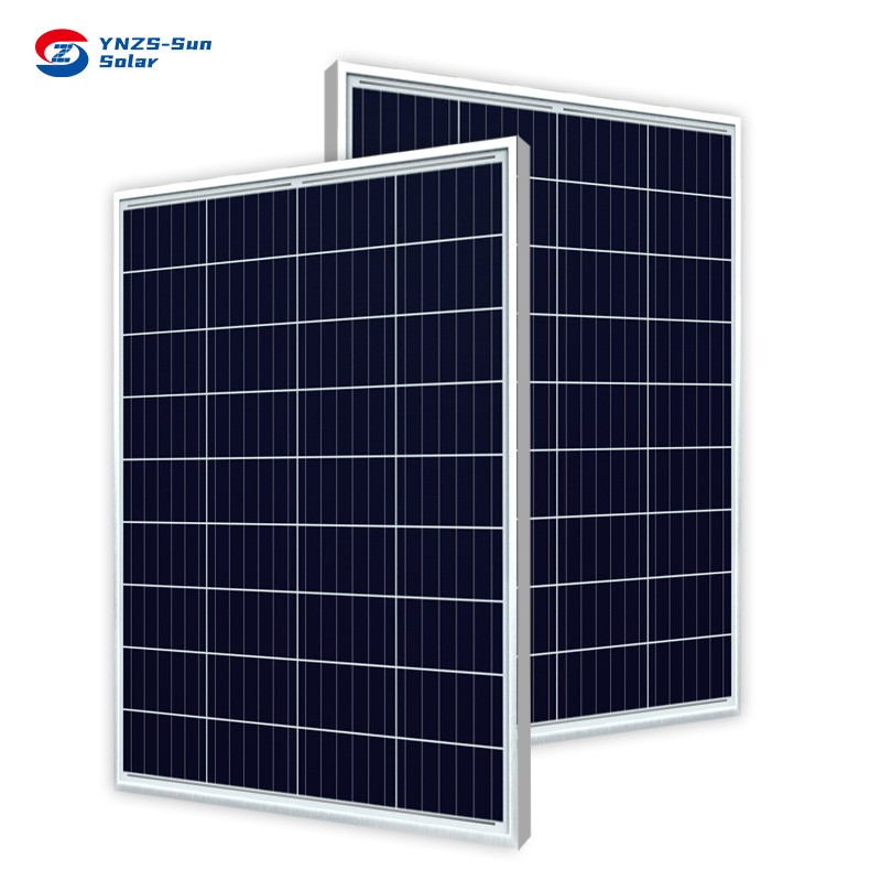 太阳能光伏组件50W-100W路灯家用庭院太阳能板多晶光伏板图2