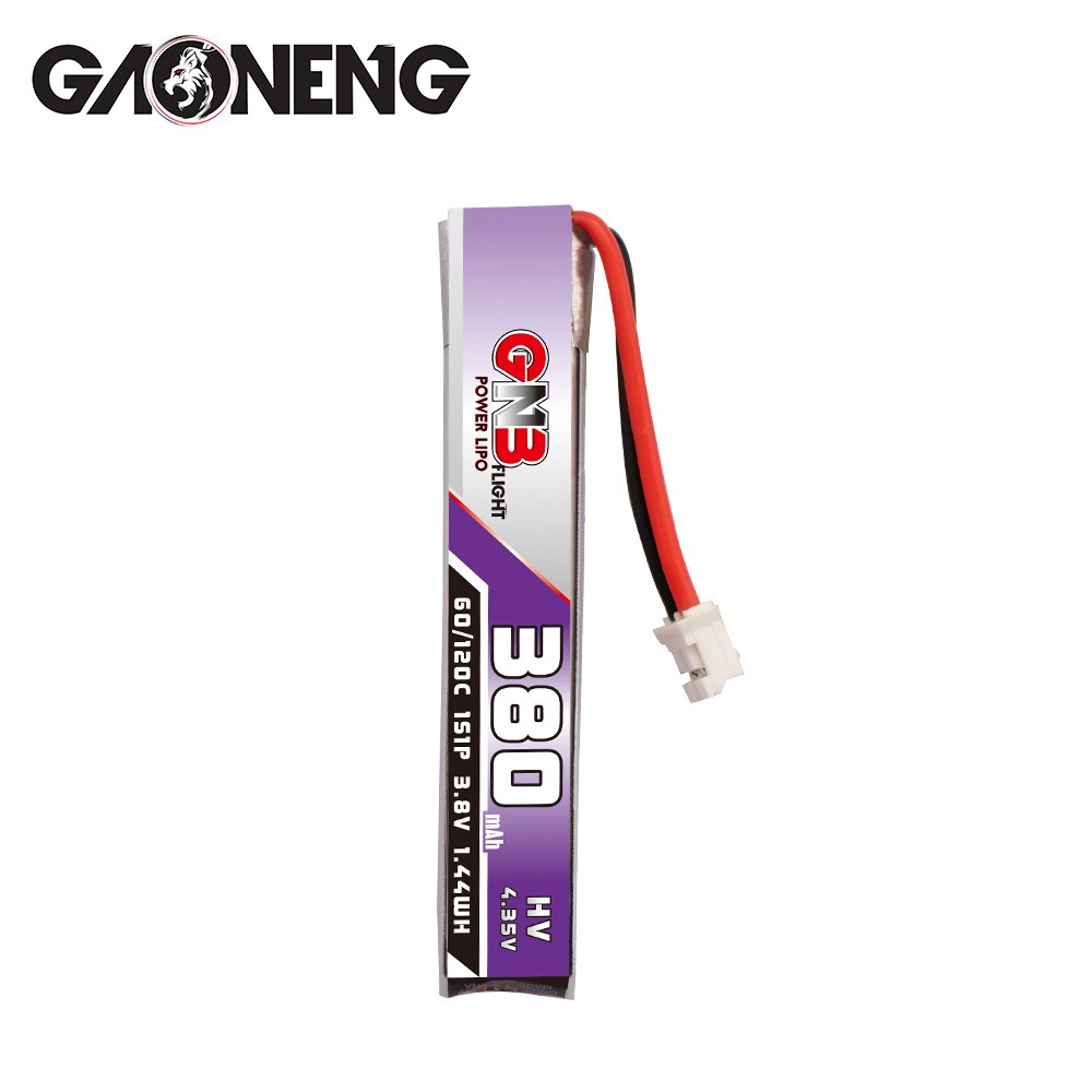 GNB高能380mAh 1S 3.8V 60C HV迷你FPV电动玩具航模无 人机锂电池图4