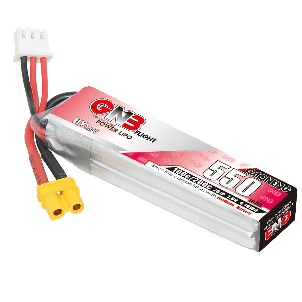 GNB高能550mAh 2S 7.6V 100C HV银燕Tinyhawk无刷航模FPV锂电池图3