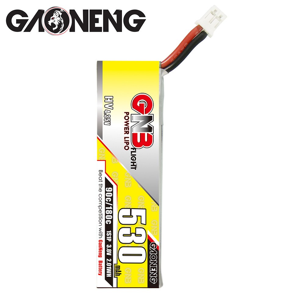 GNB高能530mAh 1S 3.8V 90C HV银燕2.5寸BNF航模无人机 FPV锂电池图5