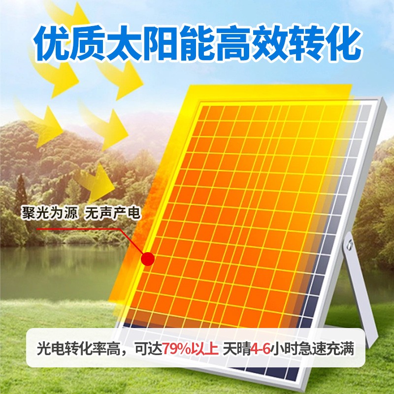太阳能100W-670多单晶18V太阳充发电板光伏发电系统220V家用电池图2