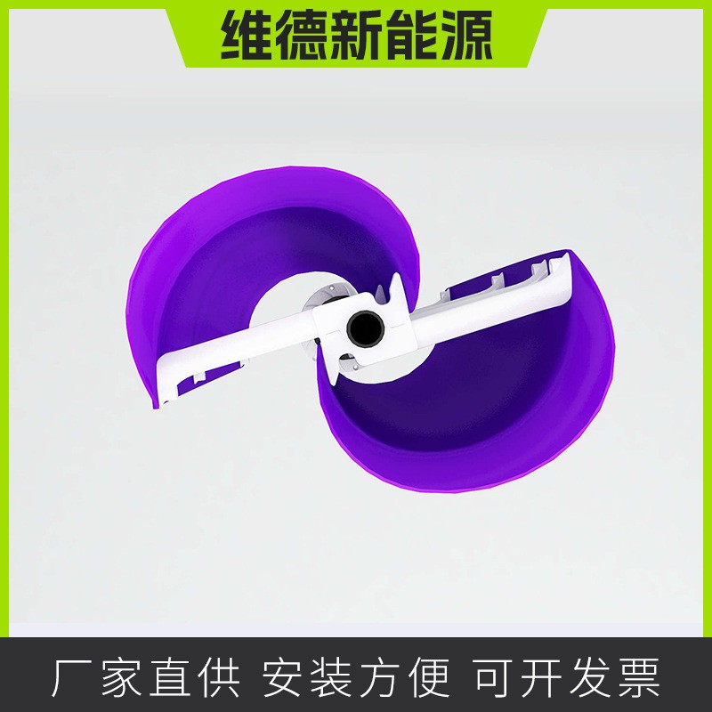 郁金香垂直轴风力发电机微风启动发电系统风光互补系统发电厂家图3
