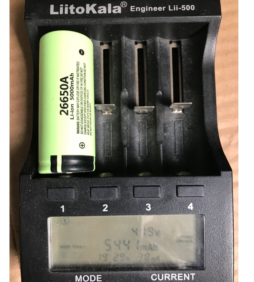 松下26650锂电池动力NCR26650A5000mah高容量强光手电筒电动工具图5