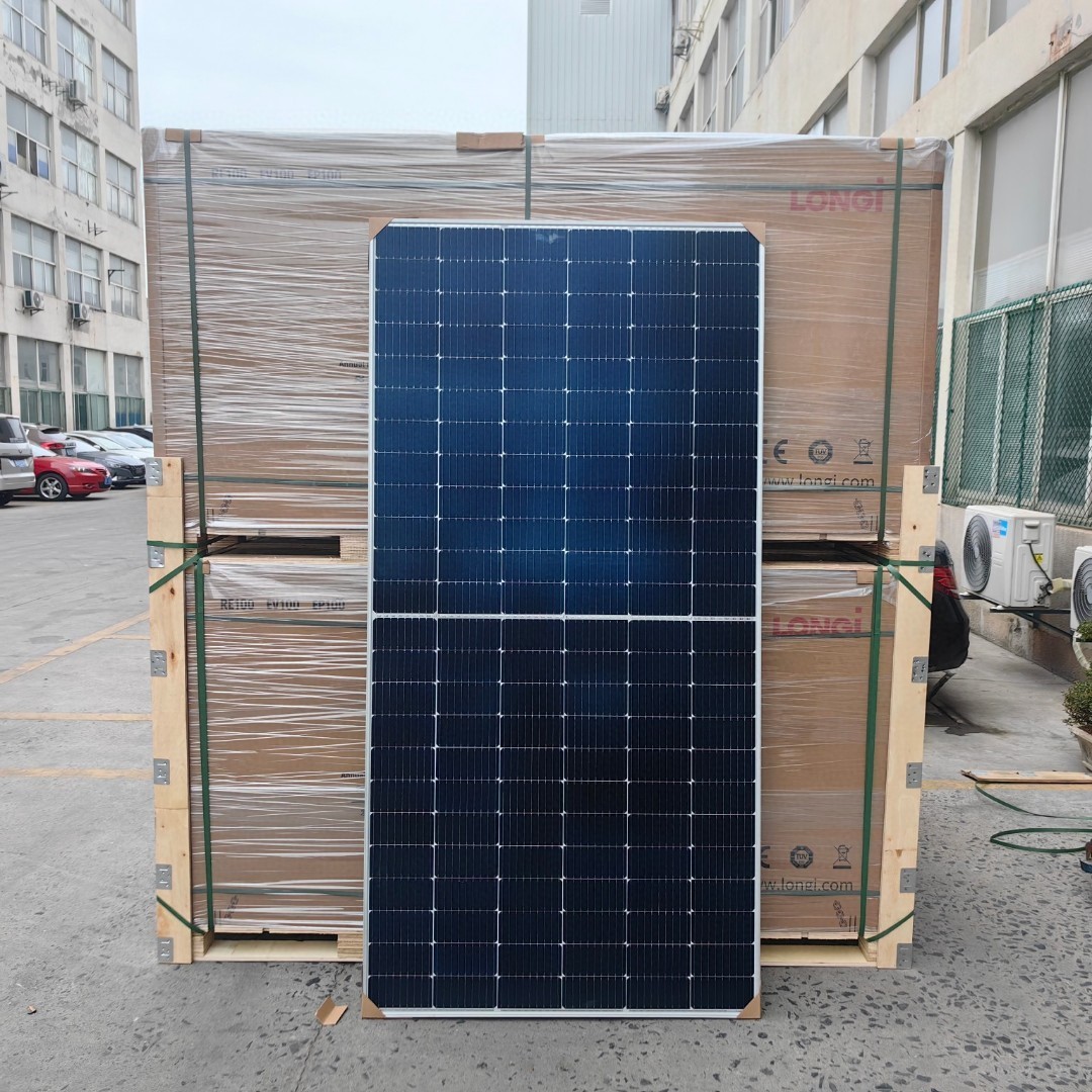 A级隆基 光伏发电板555瓦全新单面550W 太阳能光伏电池板发电系统图2
