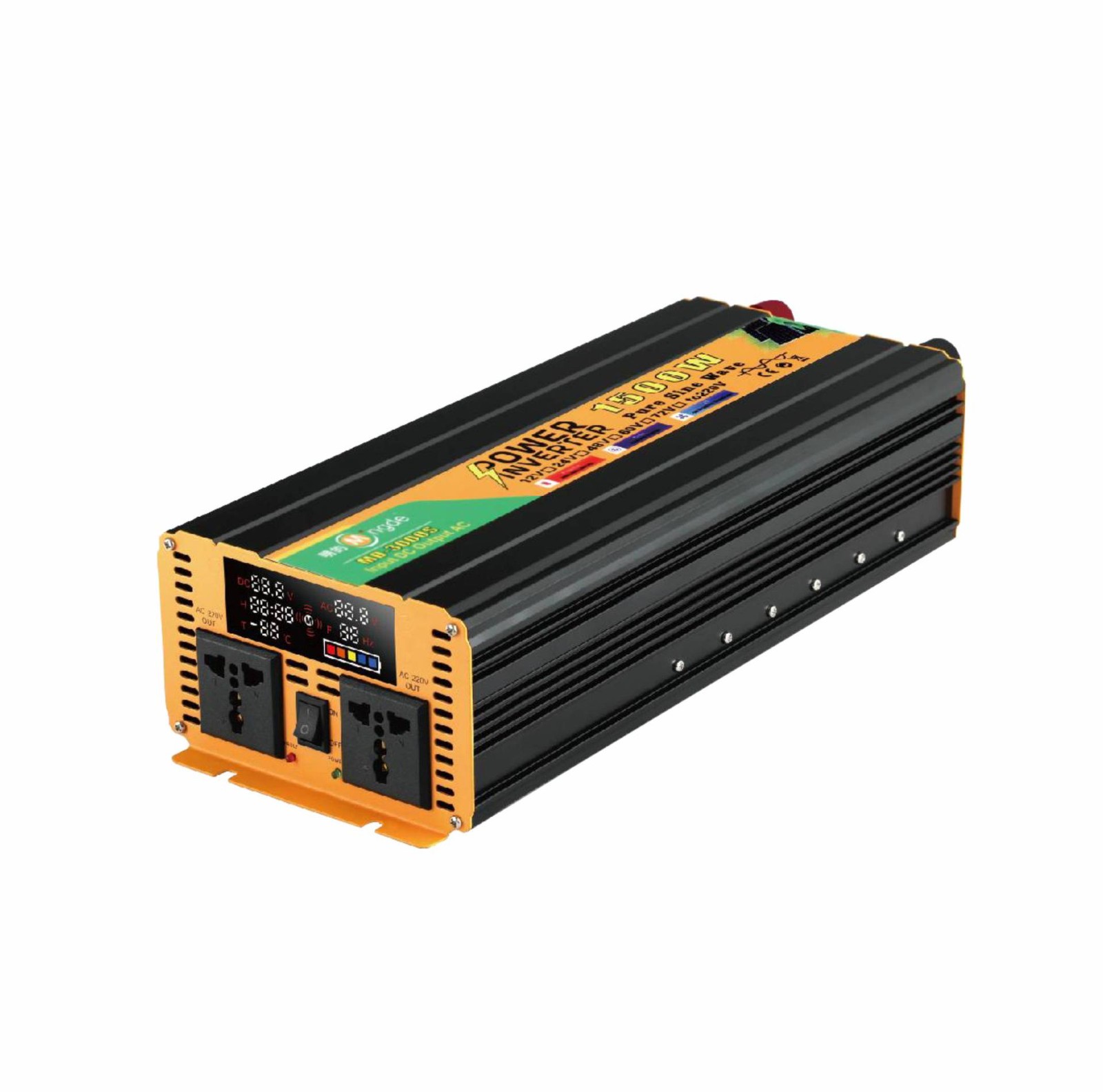 纯正弦波逆变器12V转220V60hz大功率500W-5000W太阳能逆变器图3