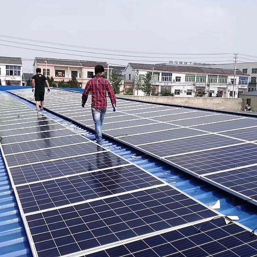 100kw分布式光伏电站 太阳能光伏并网电站太阳能电池板光伏系统图4