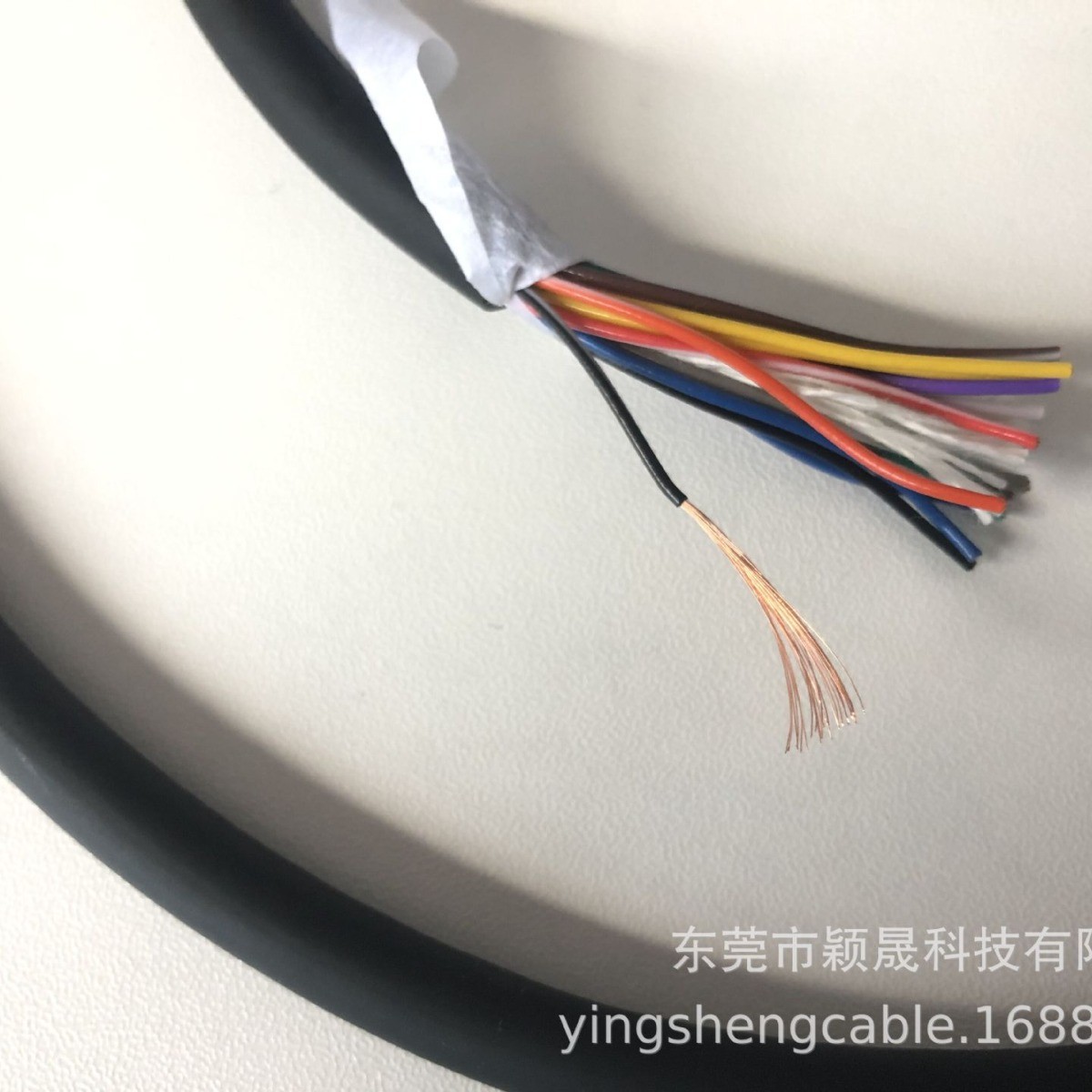 高速自动化设备专用TRVV高柔性拖链电缆TRVV6*0.75多平方多芯电缆图5