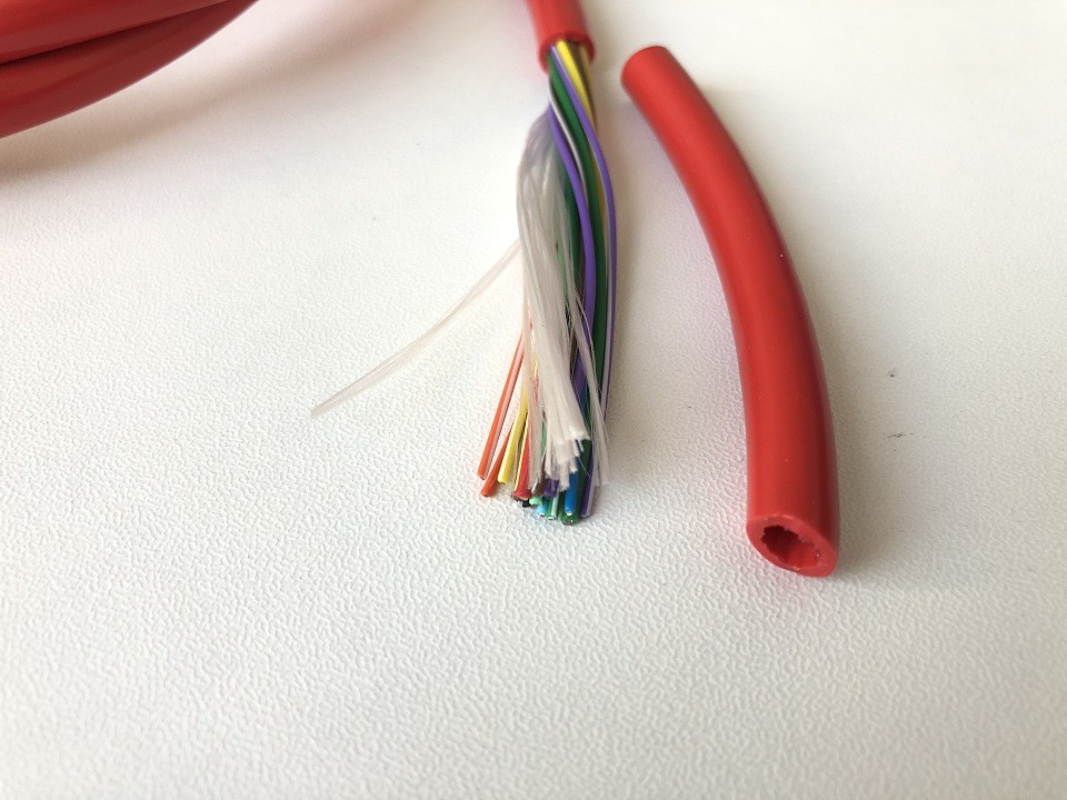 水下设备专用耐磨防水耐腐蚀高弹性聚氨酯TPU/PUR外被3芯电缆图3