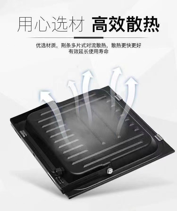 厂家批发led投光灯户外照明广告投射灯探照灯200W100W50w泛光灯图2