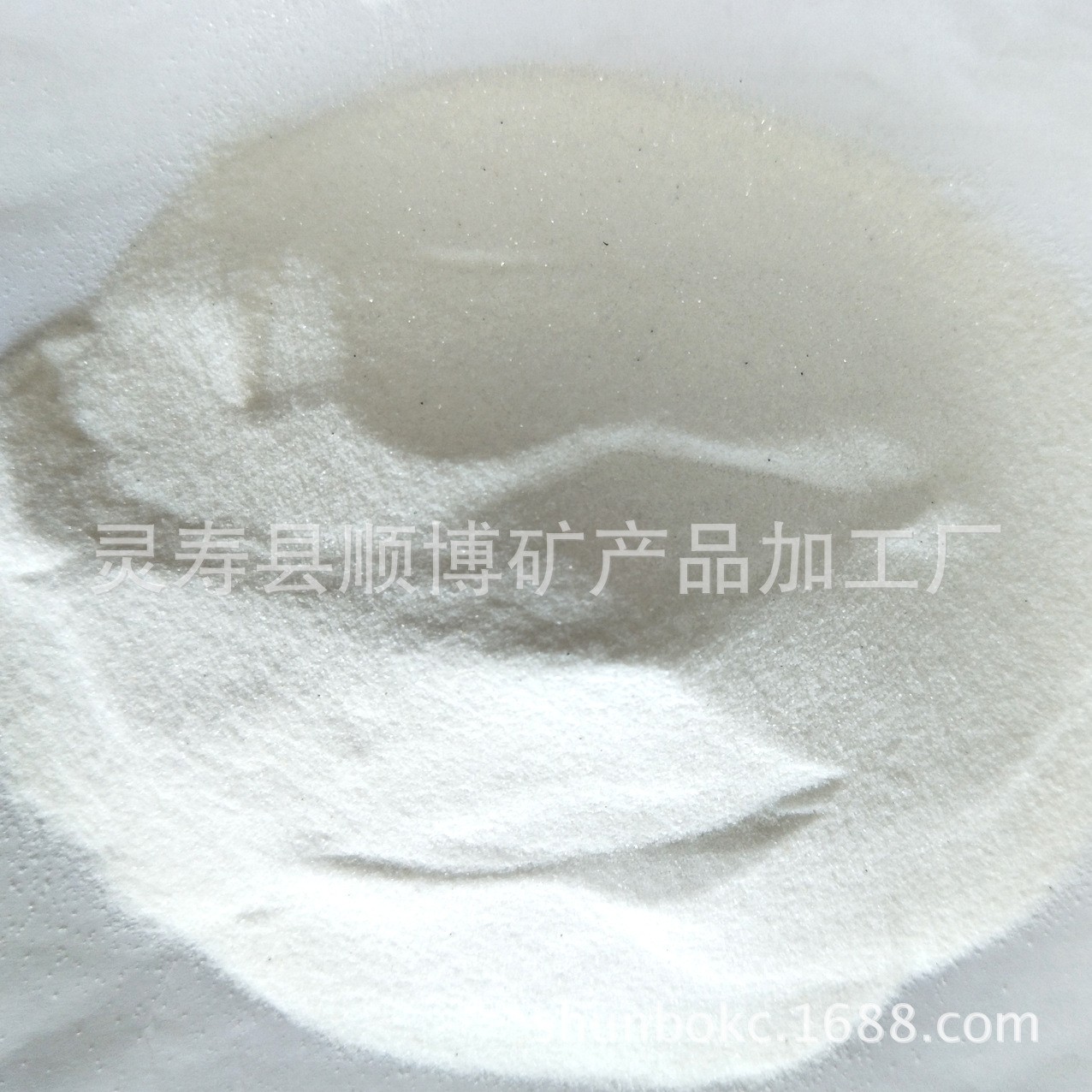 厂家供应 10-20目雪花白砂 人造草坪白砂子 儿童娱乐白云石沙图2