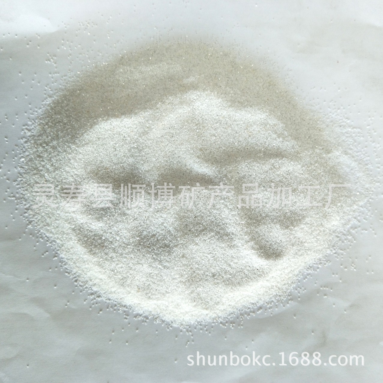 厂家供应 10-20目雪花白砂 人造草坪白砂子 儿童娱乐白云石沙图5