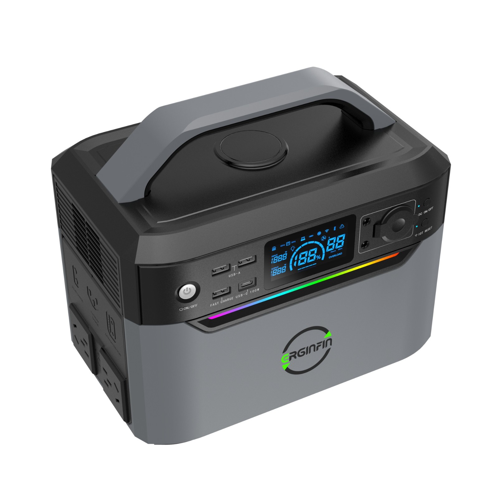 600W 户外电源，照明灯，应急电源，便携式电源，多种充电方式图3