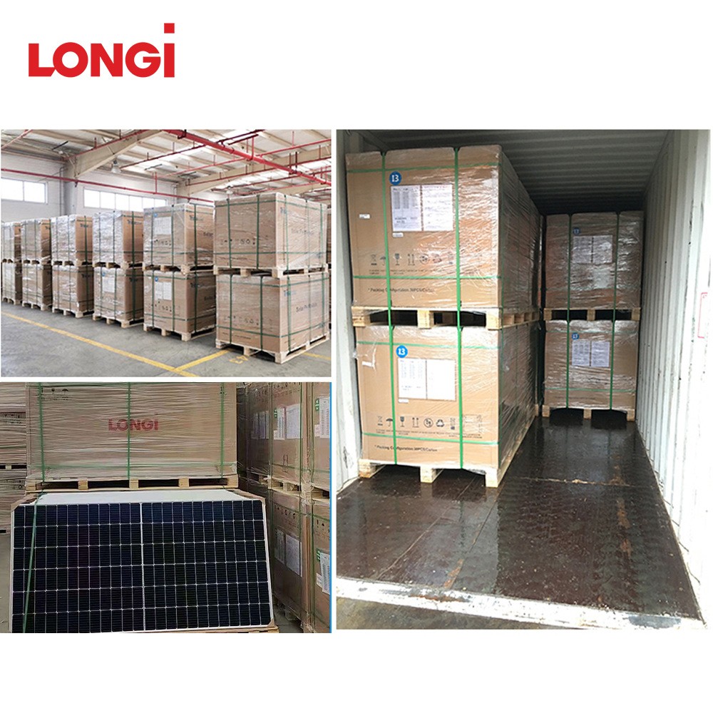 Longi隆基单晶硅光伏板540W550W高效率A级太阳能板光伏板屋顶图3