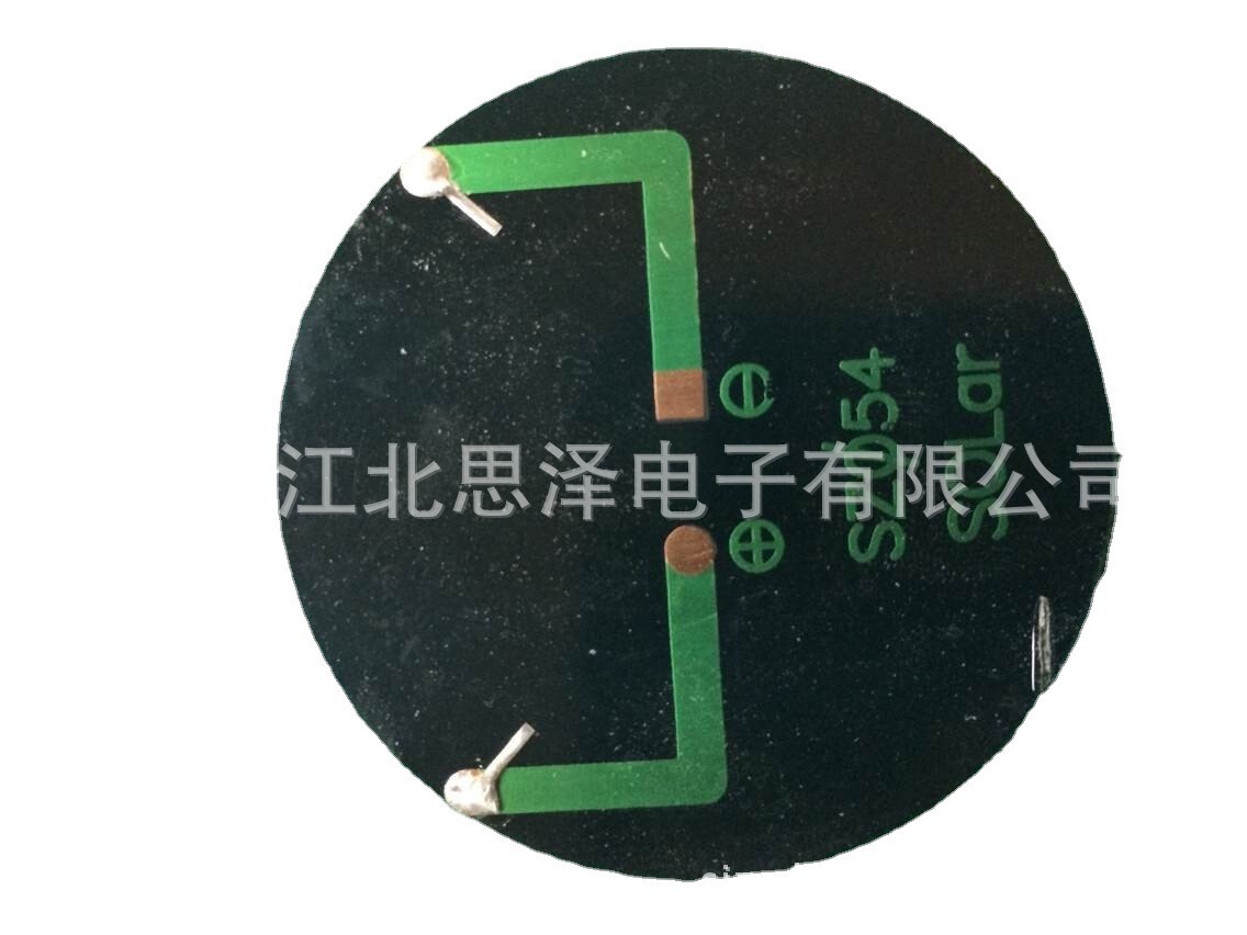 厂家生产 单晶圆滴胶太阳能电池板/组件54mm/5V/50MA太阳能滴胶板