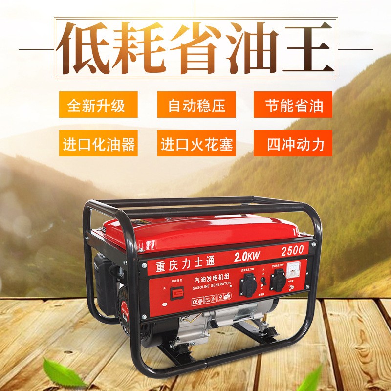 厂家直销2KW单相小型手动汽油发电机出口配置GASOLINE GENERATOR.图2