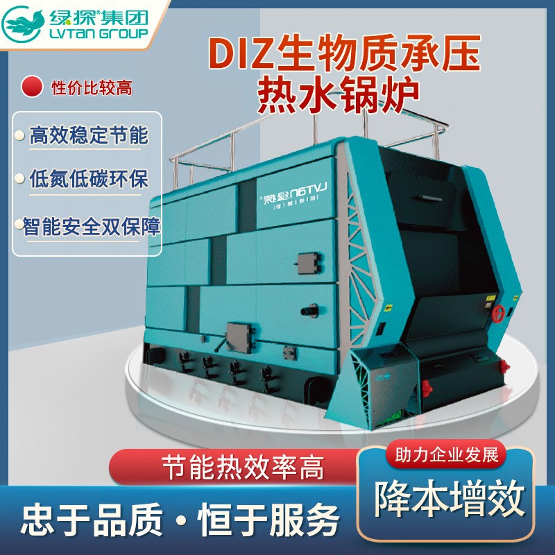 绿探LVTAN生物质锅炉热水锅炉集中供暖工业用能用热加工定制