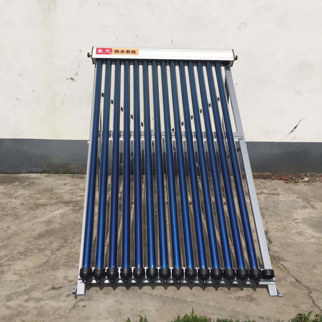 太阳能热水器 集热器宾馆热水工程联箱 超导管采暖工程加工图4