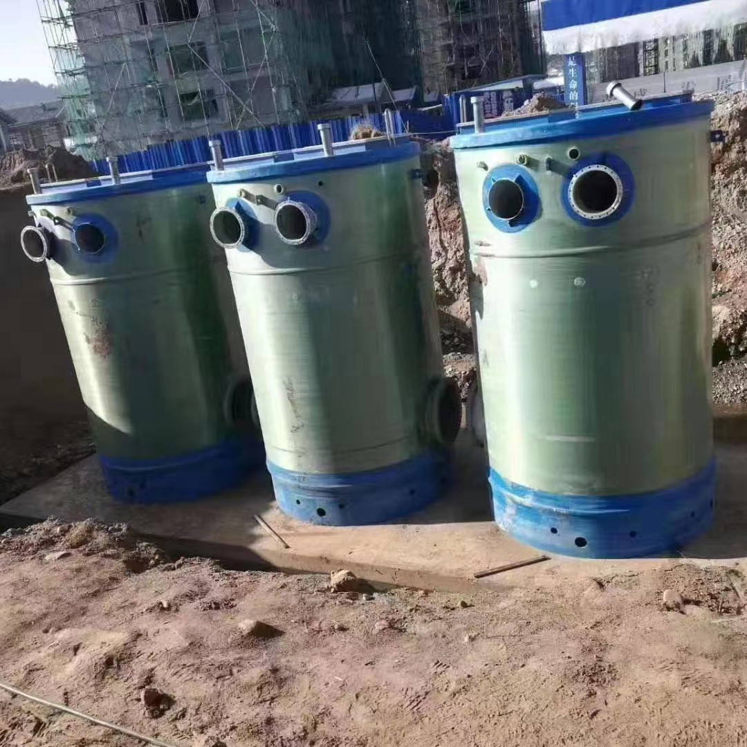 定制一体化污水预制泵站 地埋式玻璃钢泵站雨水污水收集提升泵站图4