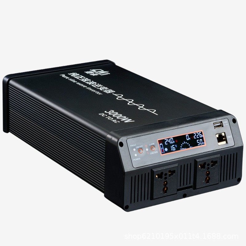 纯正弦波逆变器非晶2500W12V24V48V转220V工厂批发大功率转换器图5