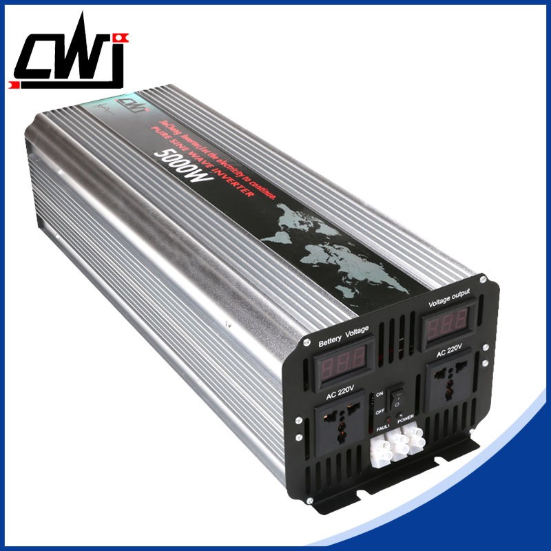 车载家用光伏太阳能大功率48v60v72v转220v5000W纯正弦波逆变器图3