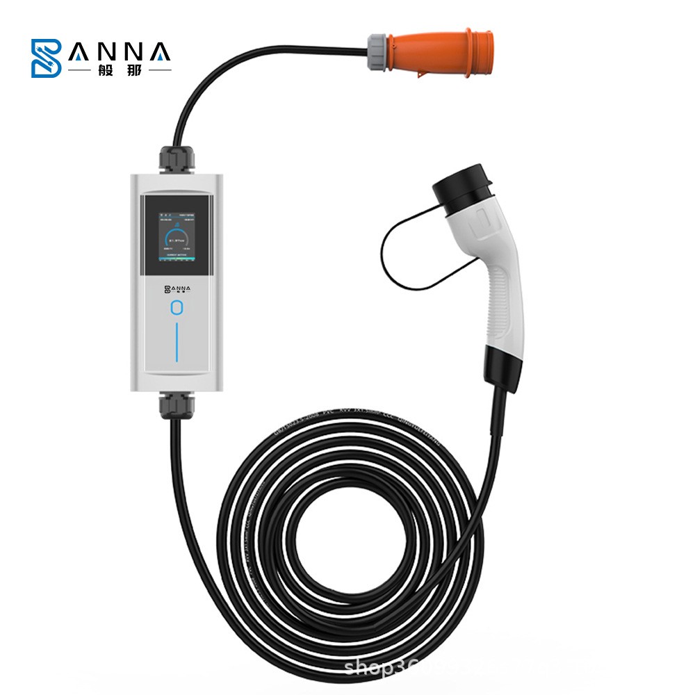 般纳新能源汽车免接地线充电器便携式7KW-22kw特斯拉新能源充电枪图5
