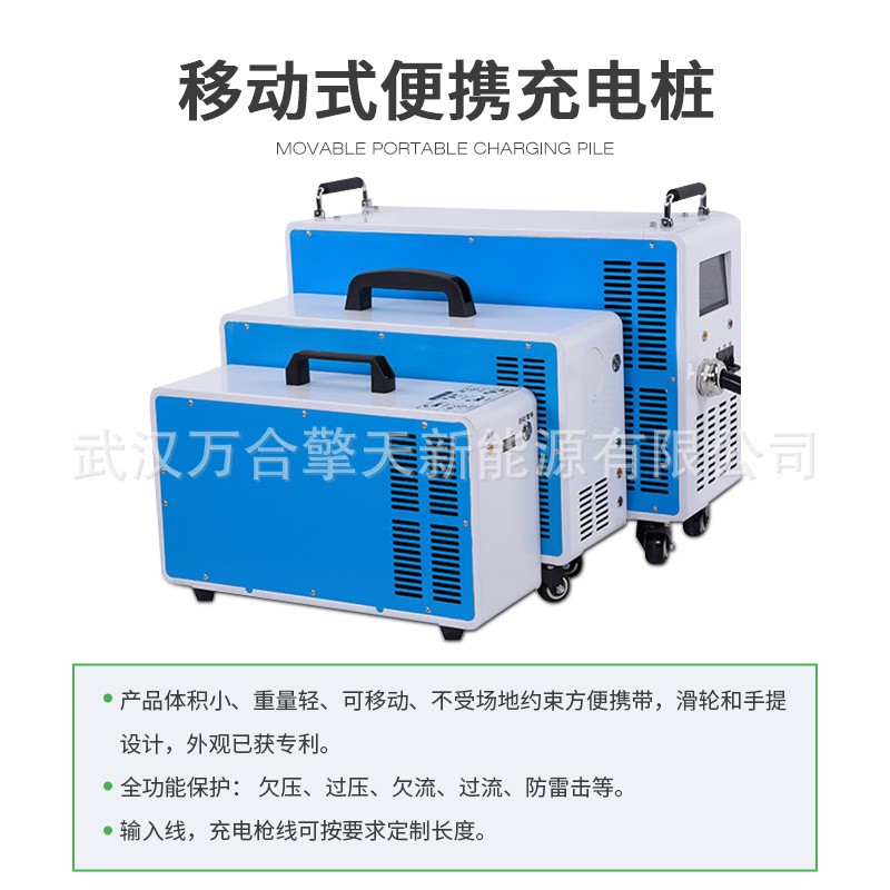 便携式20/30kw欧标国标直流扫码共享式充电桩停车场壁挂式充电桩图2