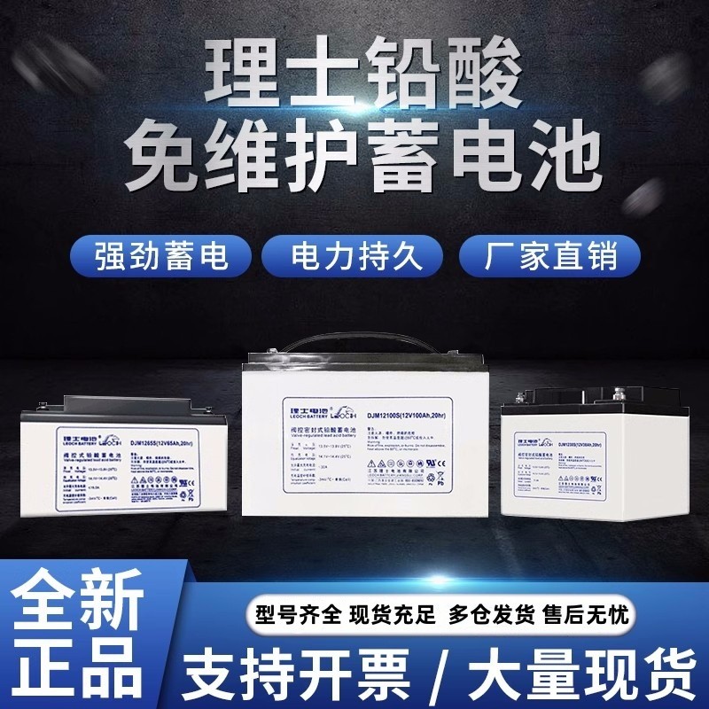 LEOCH理士大容量12V阀控式铅酸蓄电池DJM12100S适 用于UPS电源机房图3
