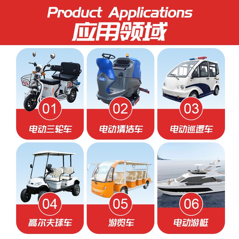 天能 80ah100ah120ah 叉车电池水电池水电瓶三轮车电瓶图3
