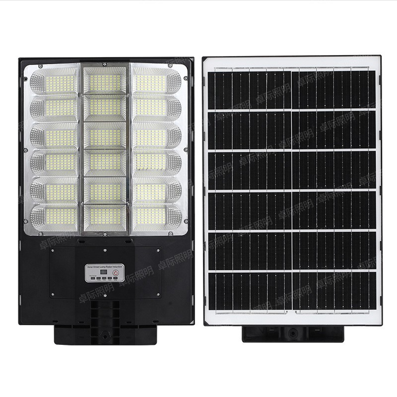 太阳能路灯户外家用超亮LED防水庭院灯三面发光一体化感应灯大灯图5