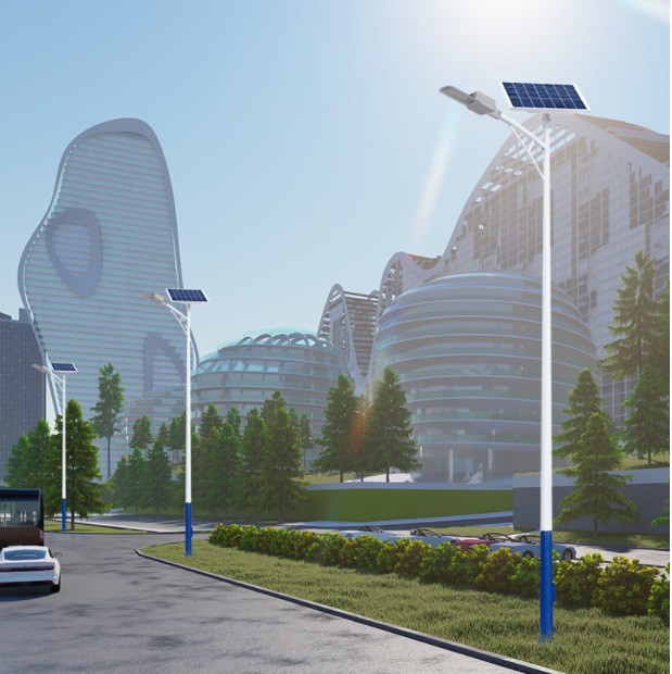 户外照明太阳能路灯 新农村市政道路工程锂电感应路灯厂家图4