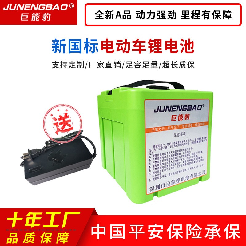 星恒天能同款新国标电动车座桶锂电池雅迪台铃爱玛新日48V16A20AH图5