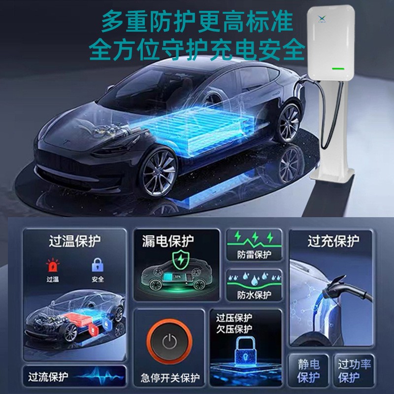 20Kw直流家用9孔充电桩快充新能源汽车比亚迪特斯拉理想多款通用图3