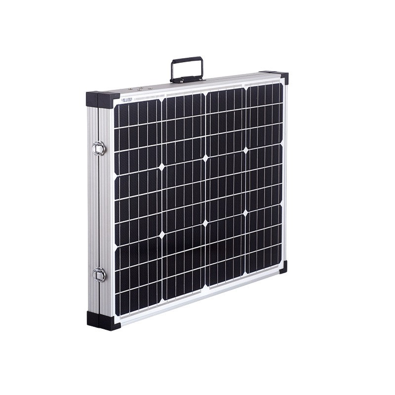 100W18V晶硅铝框折叠太阳能板便携移动充电板源头工厂直销图4