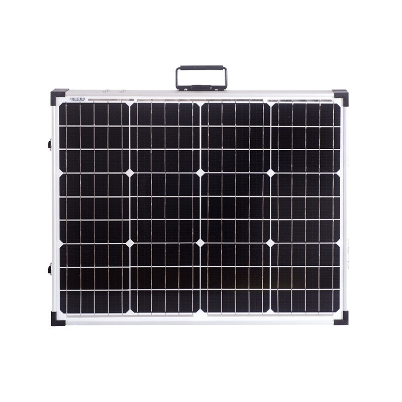 100W18V晶硅铝框折叠太阳能板便携移动充电板源头工厂直销图2