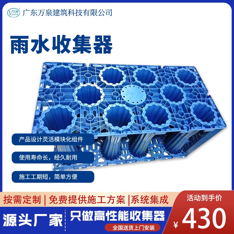 厦门海绵城市雨水收集系统蓄水池水循环处理雨水收集利用回收模块图5