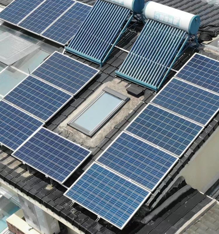 太阳能光伏发电系统别墅户外屋顶农业商业光伏车棚太阳能光伏板图3